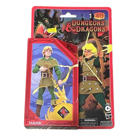 Dungeons and Dragons Cartoon Animated Classics Hank 6" Action Figure 40th NEW - Picture 1 of 2
